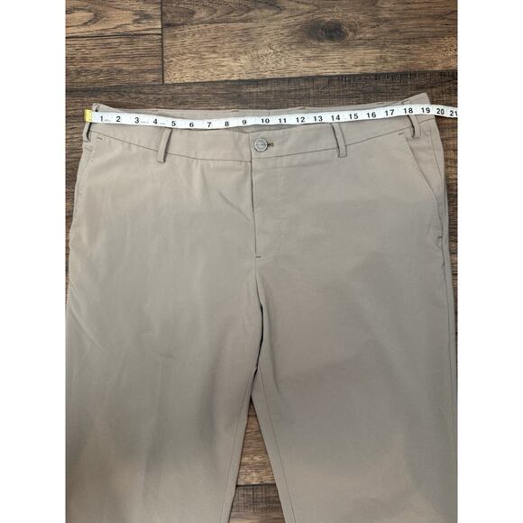 J.Hilburn Tan Tech Dress Pants 36x31 Performance Stretch Business Casual Golf - Picture 6 of 7